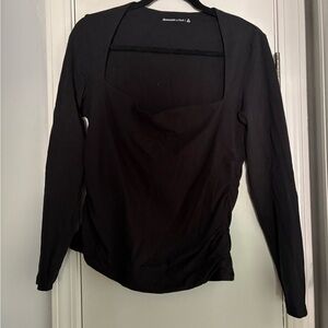 Abercrombie & Fitch Black Long Sleeve Top